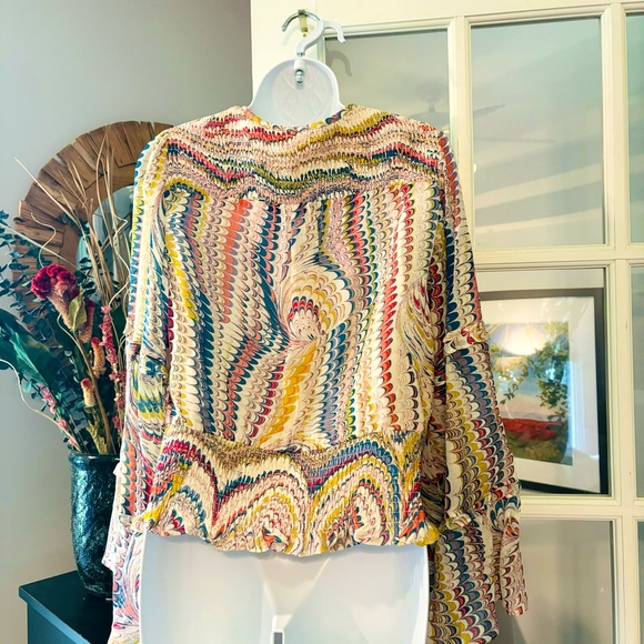 Anthropology Maeve Jessa Peasant Blouse NWT Small NWT - Picture 11 of 13